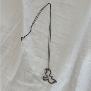 Tiffany & Co dove pendant necklace